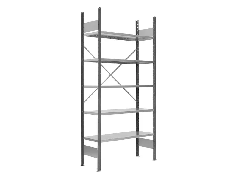 Lagerreol V06 Startsektion 2100x400 mm Åben / Galv
