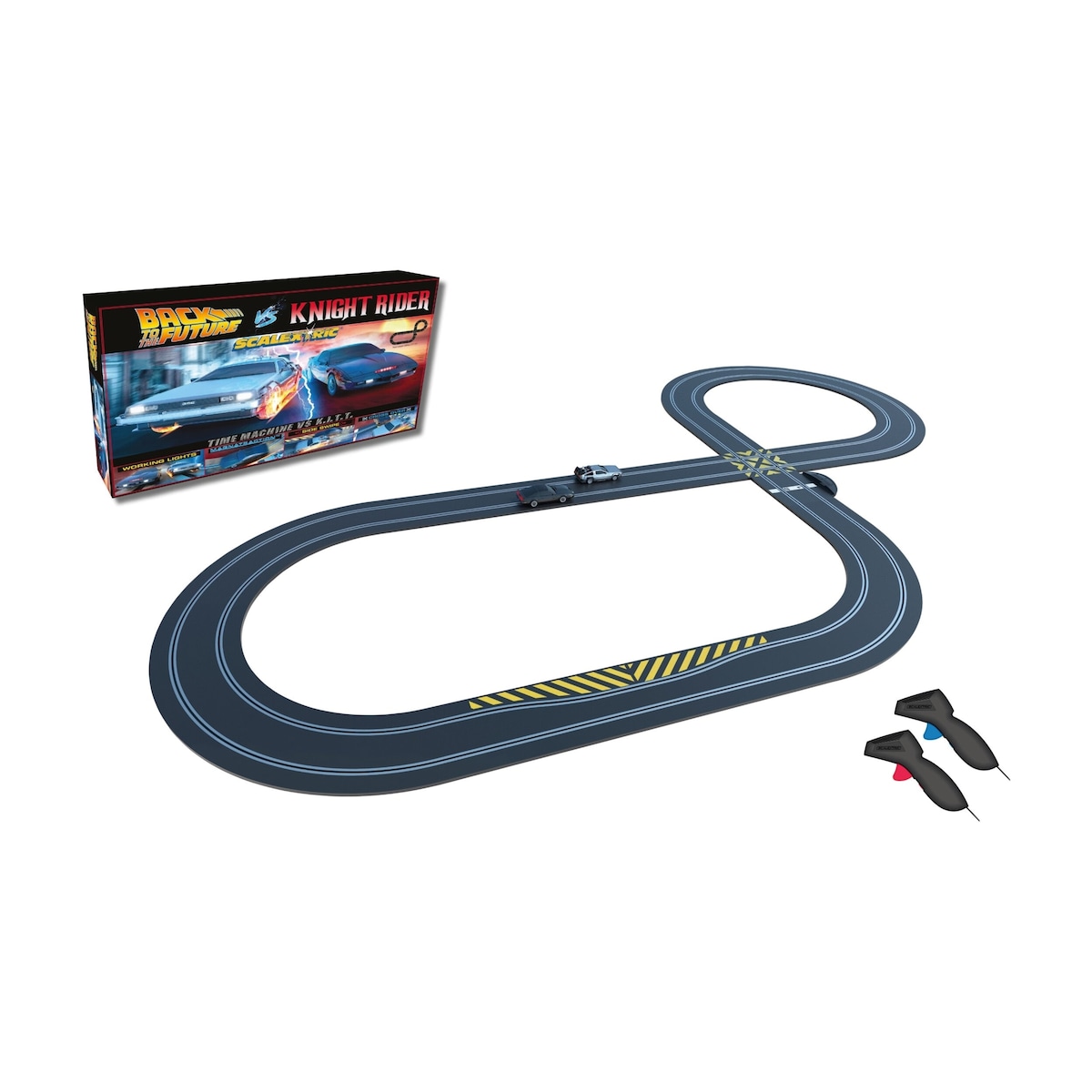 Scalextric Bilbane - Time Machine vs K.I.T.T