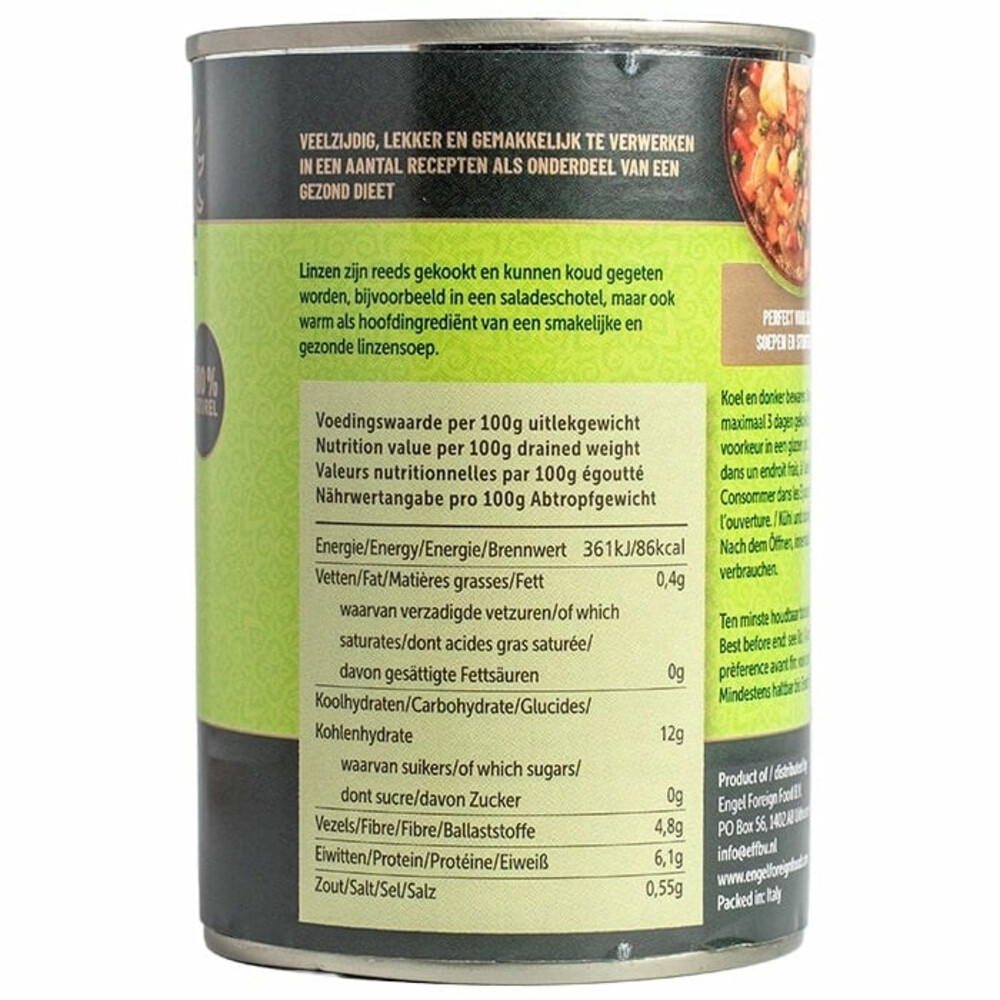 3x Mediza Linzen 400 gr