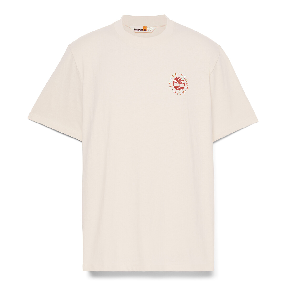 TIMBERLAND<br>Camiseta de manga curta com estampa nas costas