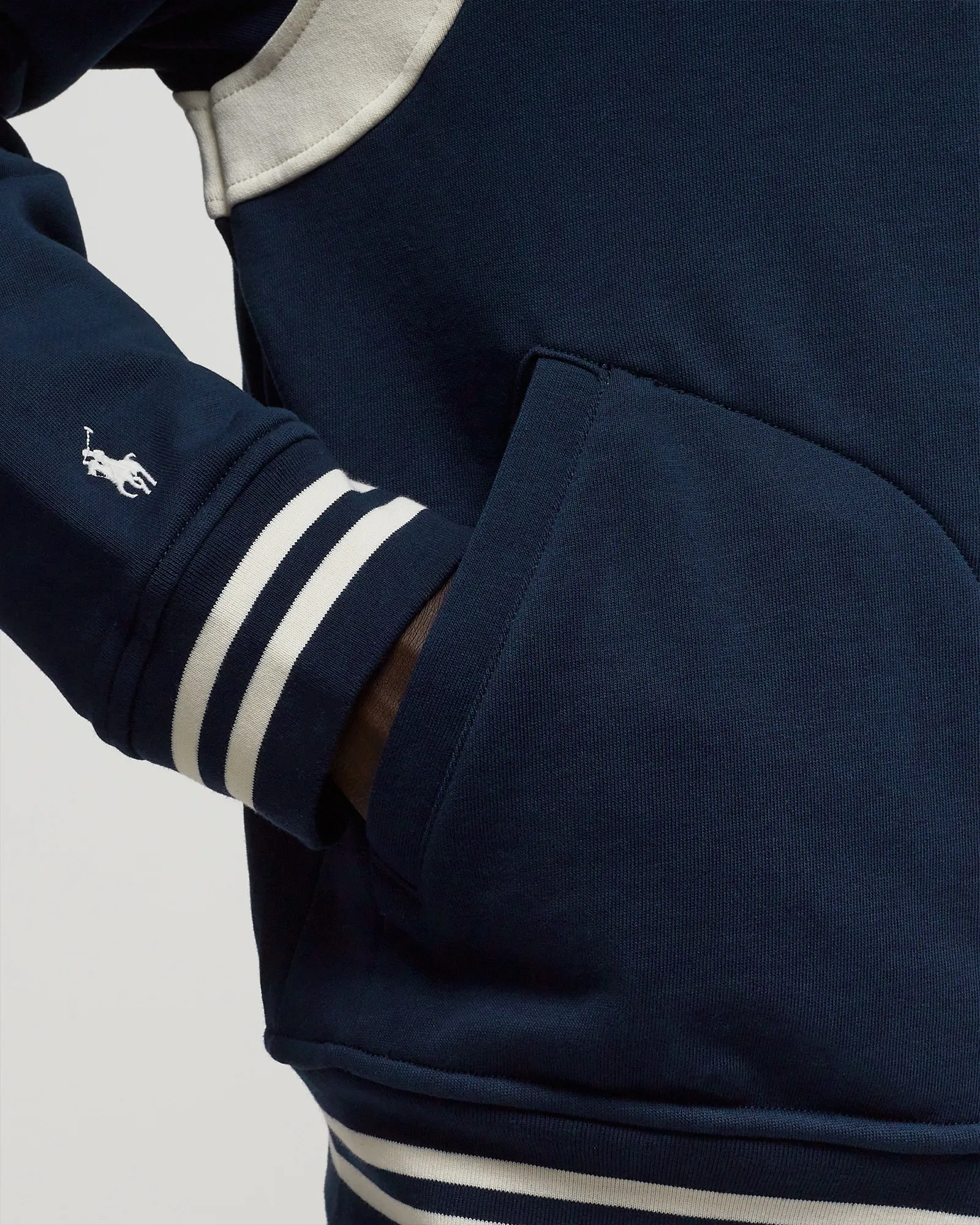 Polo Ralph Lauren BASEBLHOODM1-L/S HOODED BASEBALL JACKET