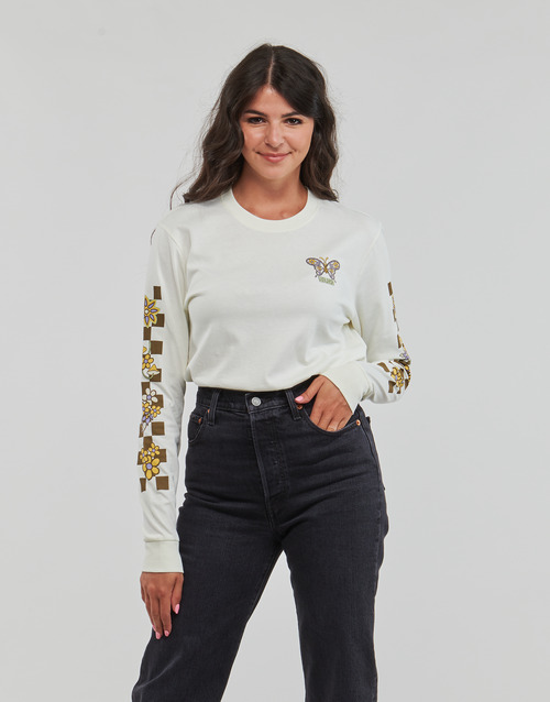 Vans - TRIPPY FLORAL LS BFF - Blanc