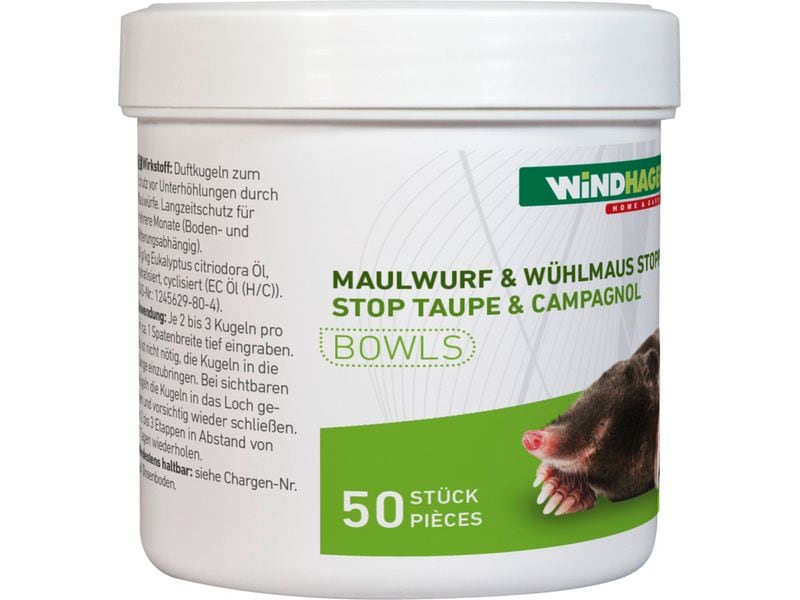 Windhager Maulwurfabwehr Kugeln 50 Stück Maulwurfabwehr Kugeln 50 Stk.