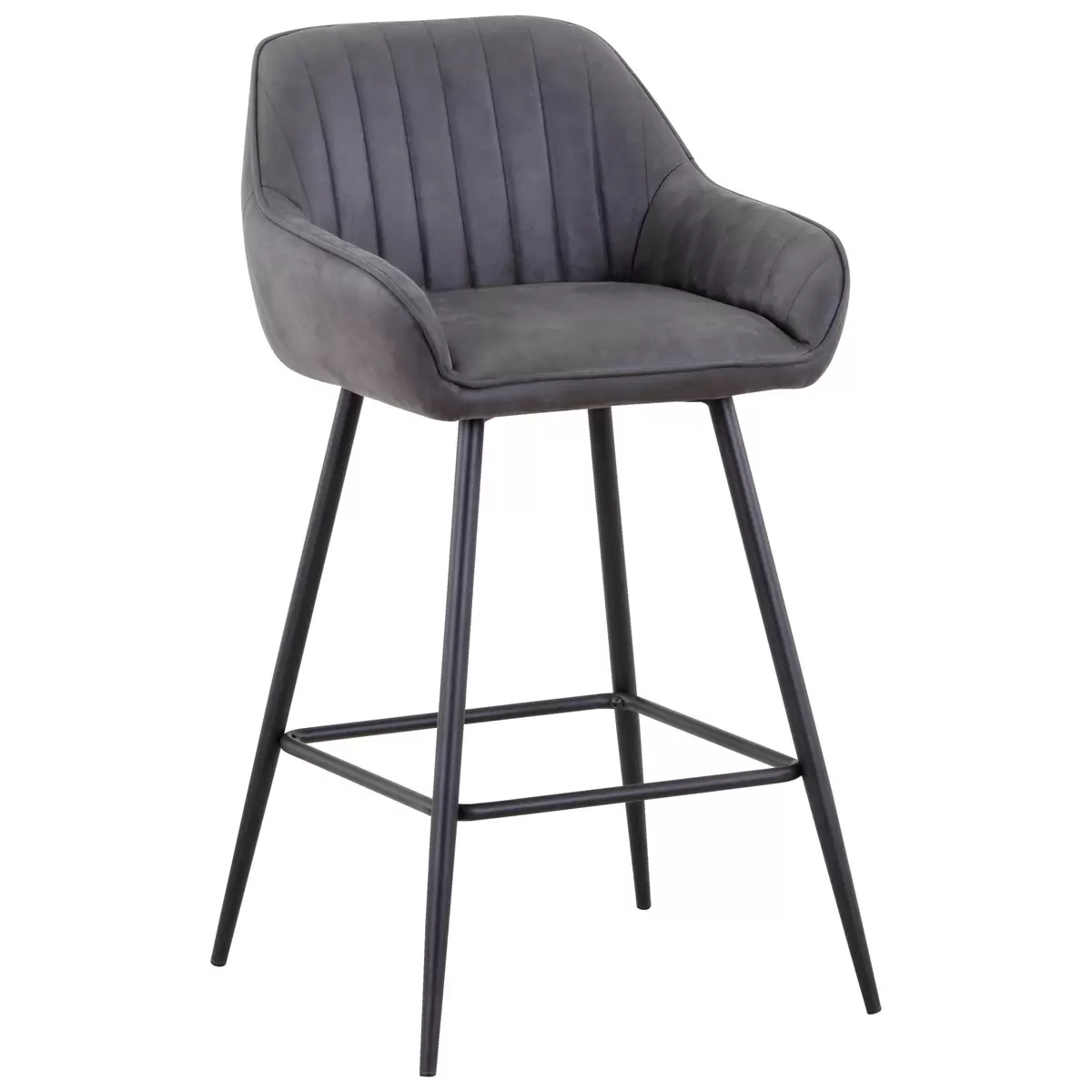 Barhocker Rom Dunkelgrau