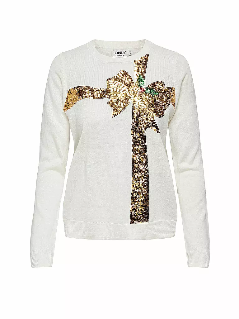 ONLY Pullover  ONLXMAS weiss