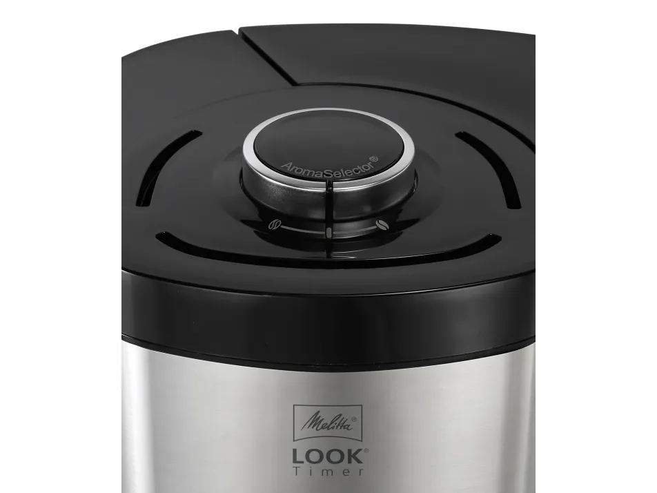 Melitta Look V Timer - Kaffemaskine - 10 kopper - sort