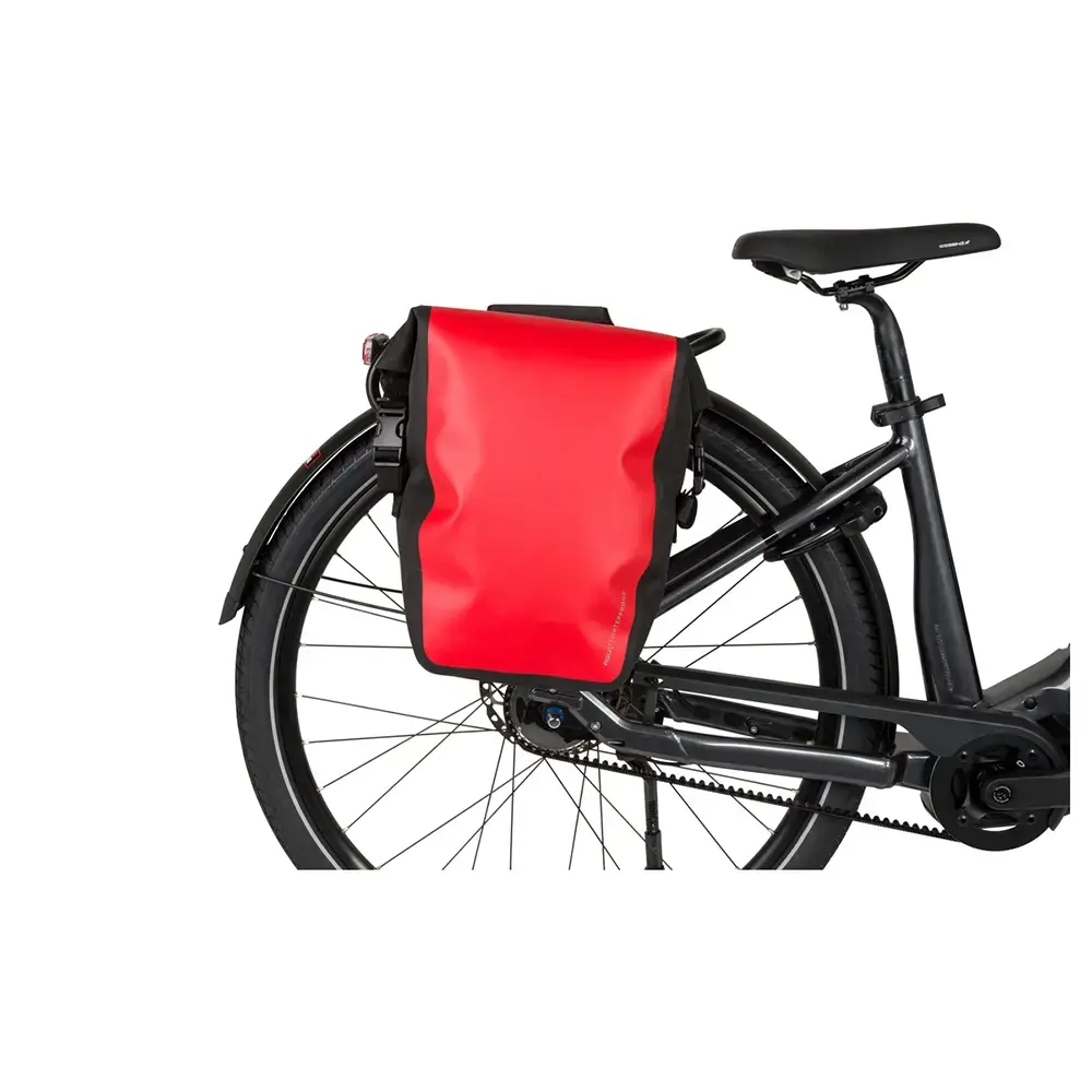 AGU Clean Single Shelter Click'nGo Medium 17L Fietstas Rood