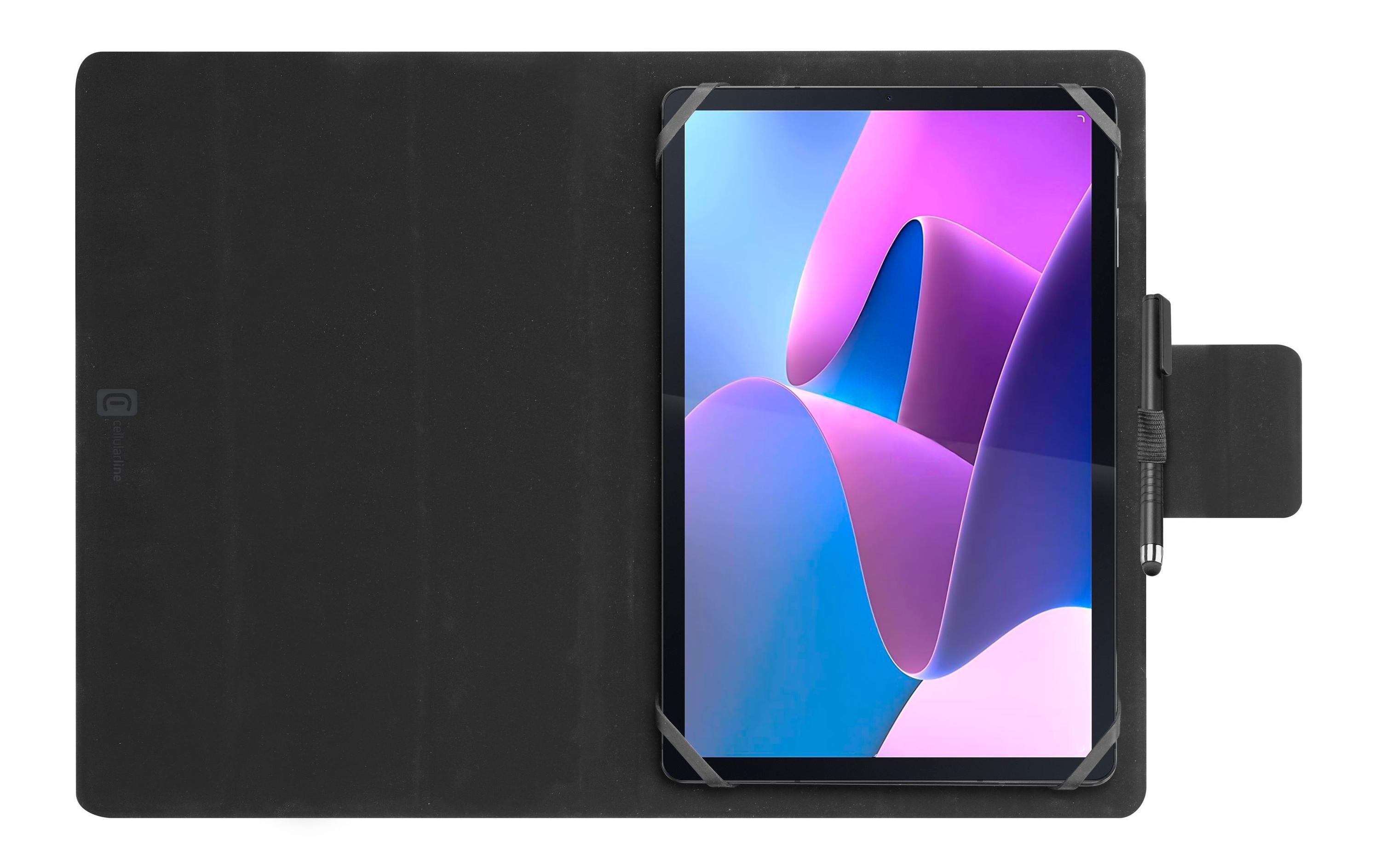 Tablet Book Cover Snap Case SchwarzUniversal Tablet Schutzhülle mit Standfunktion für Lenovo Tab 11