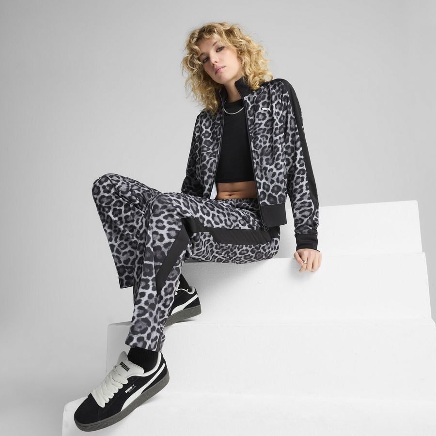 Puma T7 LEO LUXE Kurze Trainingsjacke mit Allover-Print