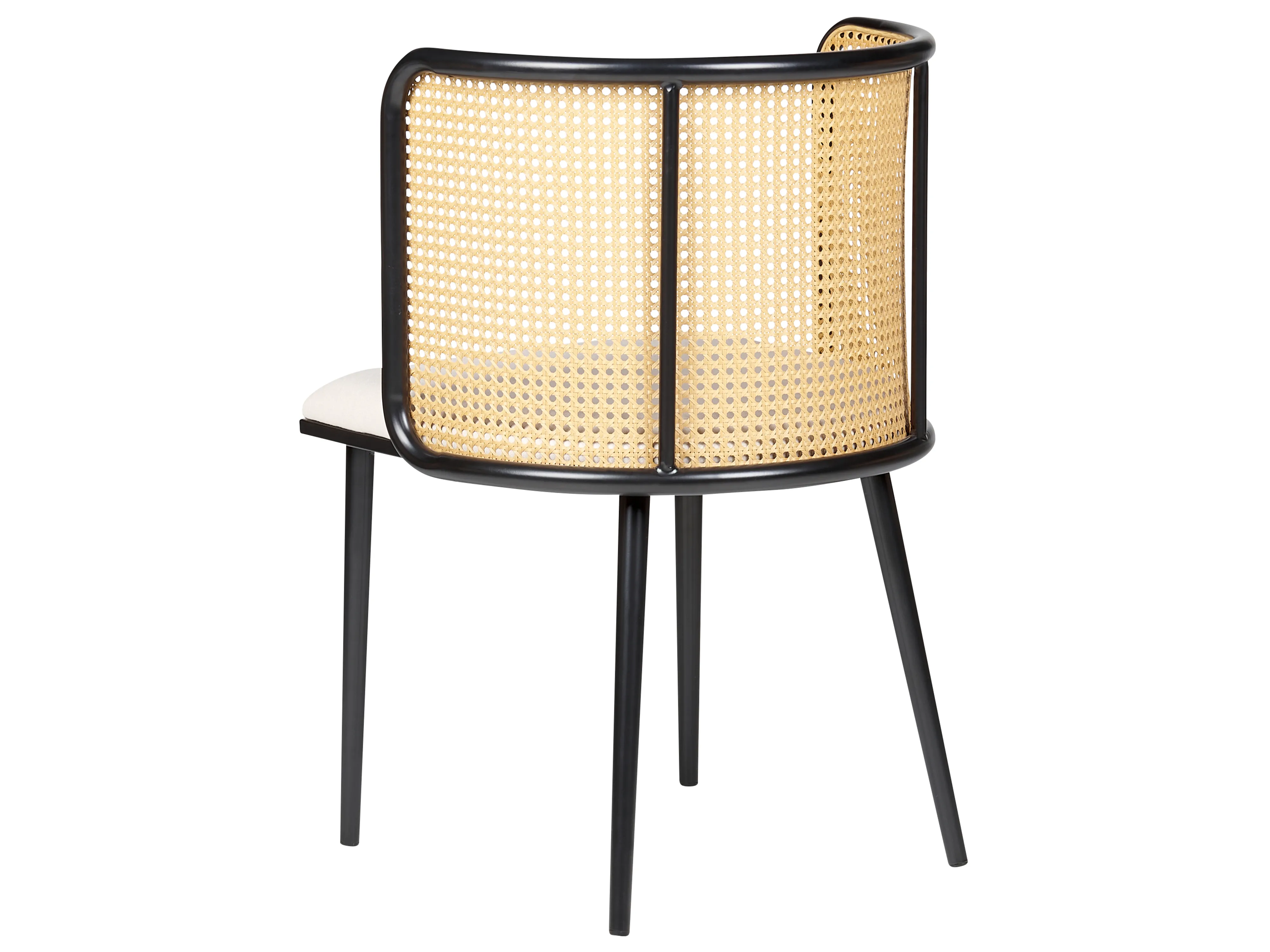 Set van 2 eetkamerstoelen KOBUK Metaal Zwart
