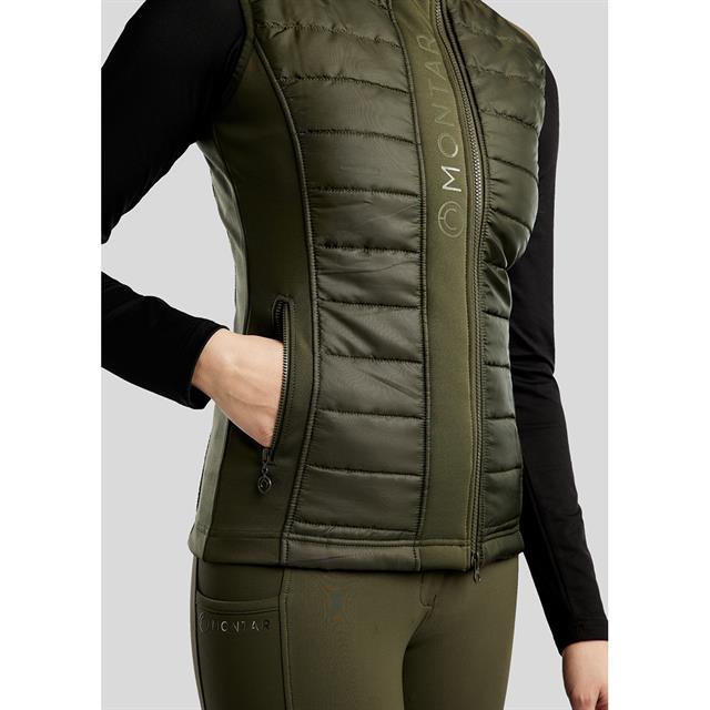 Bodywarmer Montar MOEmma Donkergroen