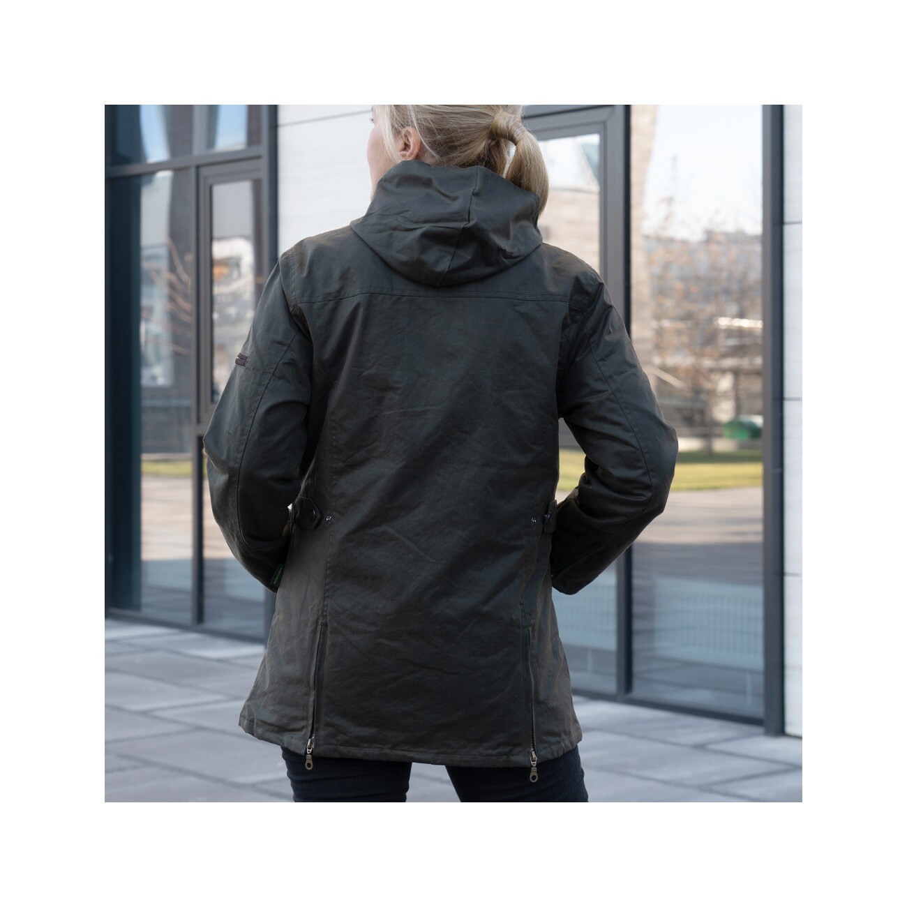 ROMNEYS Wachsjacke New Ashdown braun M - INT