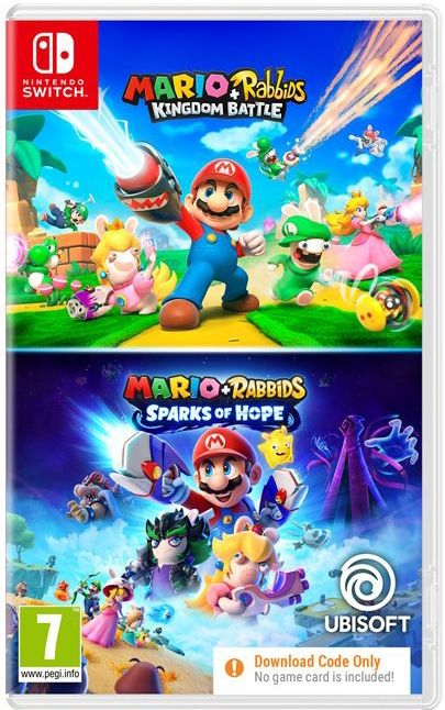 Mario + Rabbids Kingdom Battle / Mario + Rabbids Sparks of Hope (Code in a Box) - Nintendo Switch - Strategy