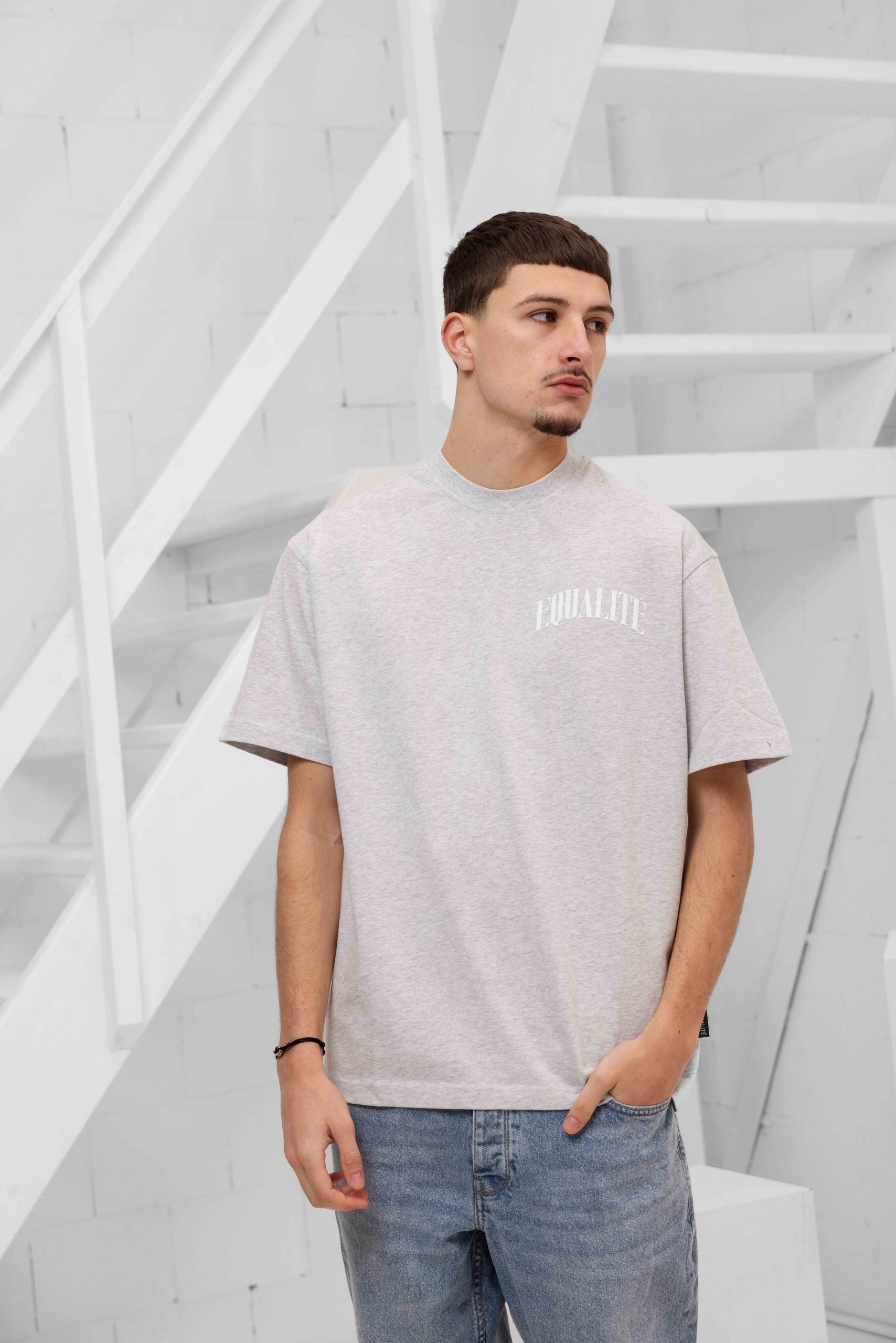 Equalité Oliver T-Shirt Heren Grijs
