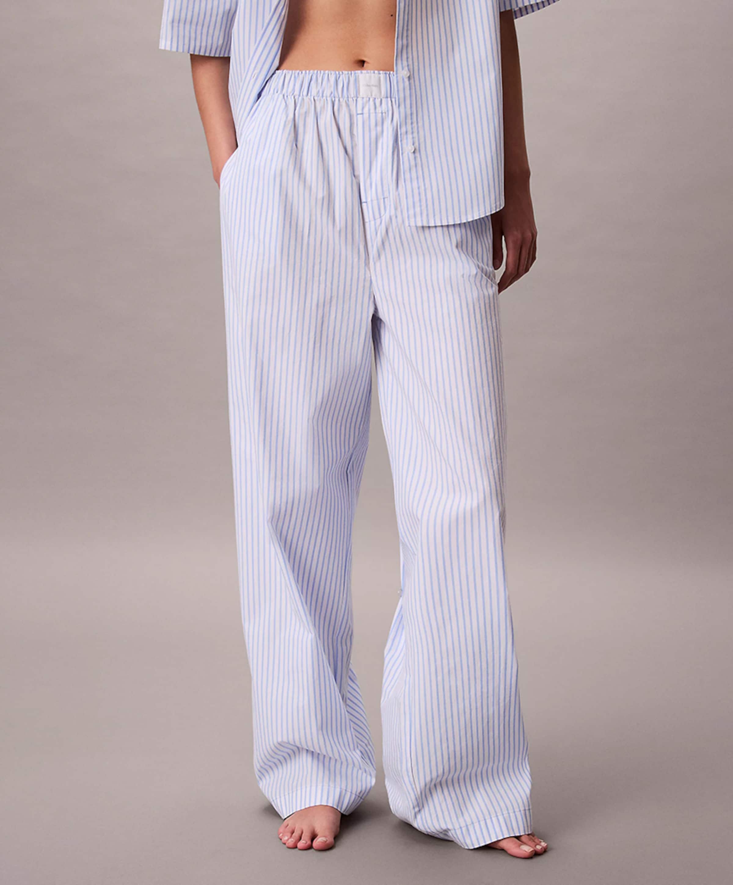 Calvin Klein Dames pyjamabroek blauw