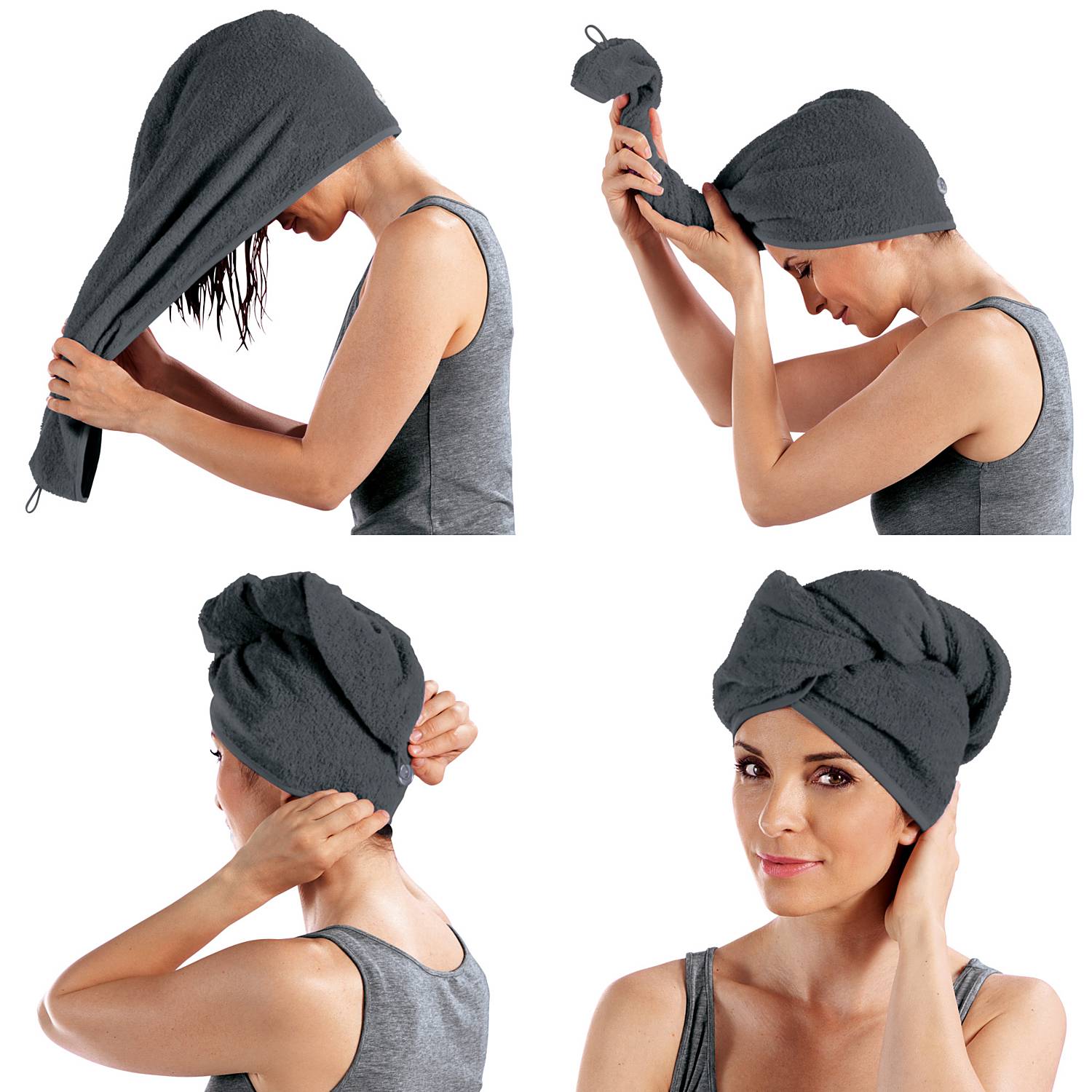 Erwin Müller Microfaser Turban im 2er-Pack