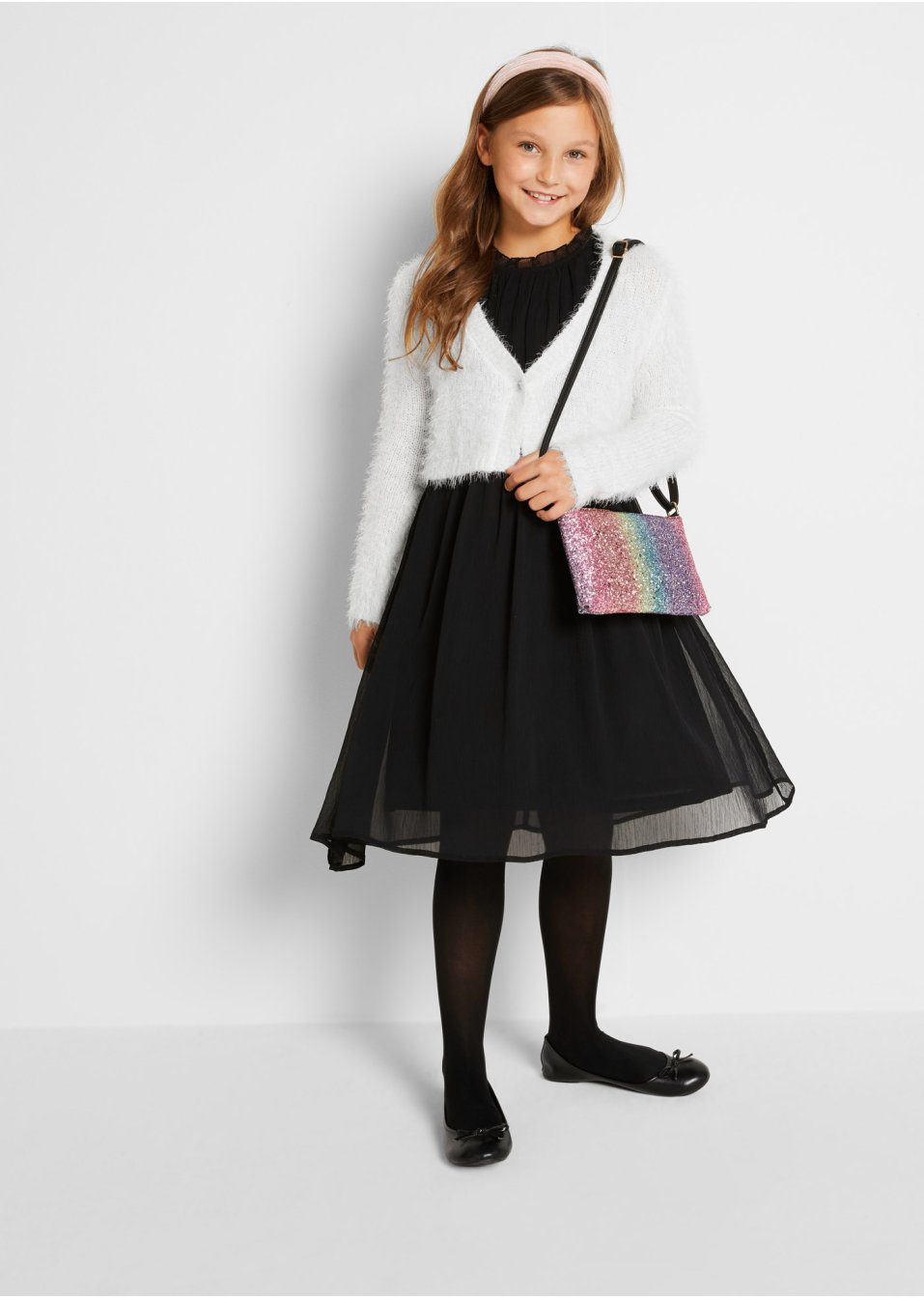 Boléro duveteux fille