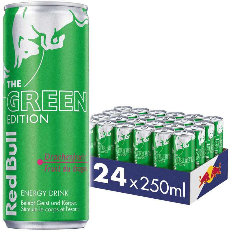 Red Bull Green Edition, 25 cl, 24 Stück