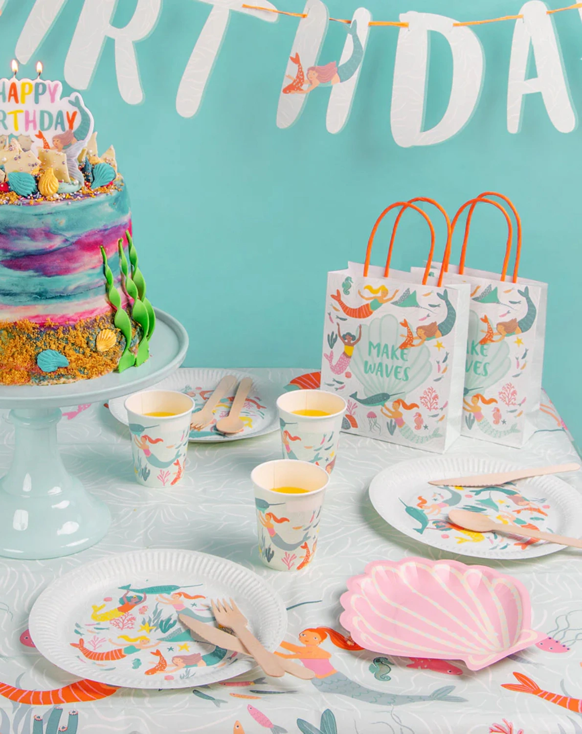 Party-Set MAKE WAVES in bunt