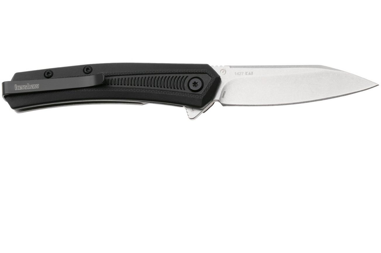 Kershaw Raygun 1427 Stonewashed 4Cr14, Black GFN, zakmes