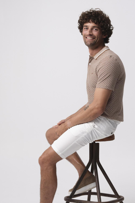 Campbell bruine heren polo