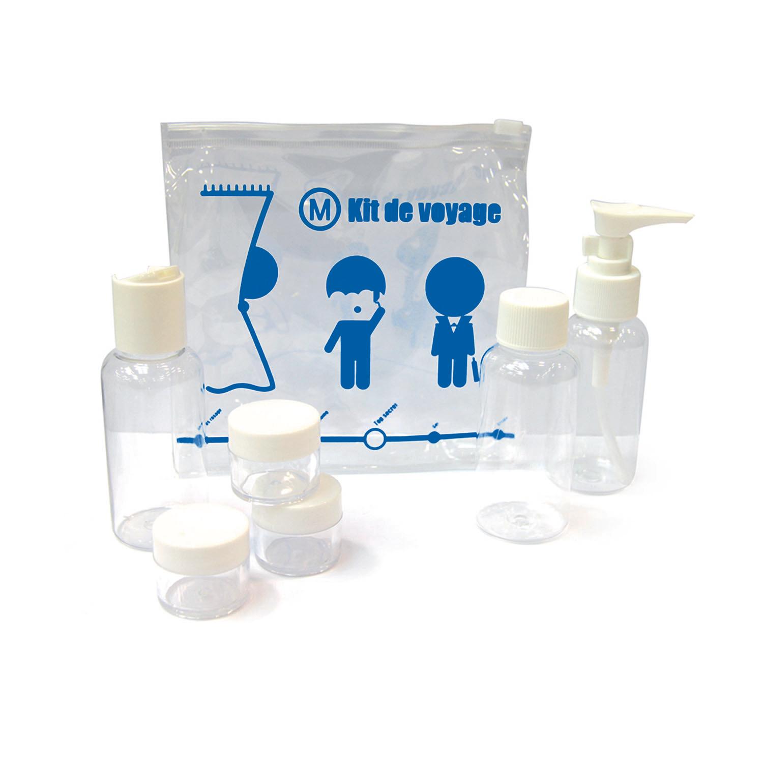 KIT DE VOYAGE FLACON X3 ET POT PICTO X3