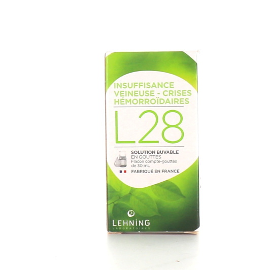 Lehning L28 solution buvable - Circulation sanguine, Hémorroïdes