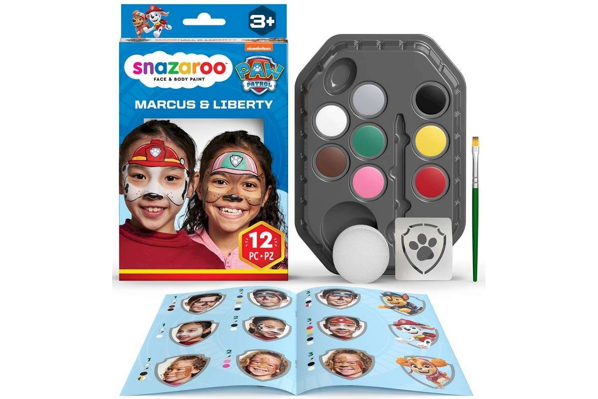 Snazaroo - Paw Patrol - Make-up Farvesæt - Marshall & Liberty