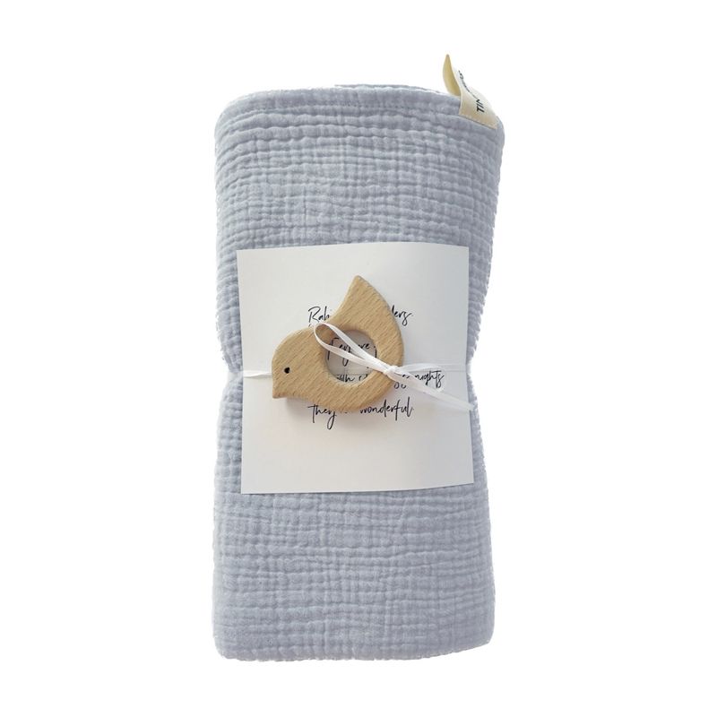 TINY BIRDS Premium Musselintuch