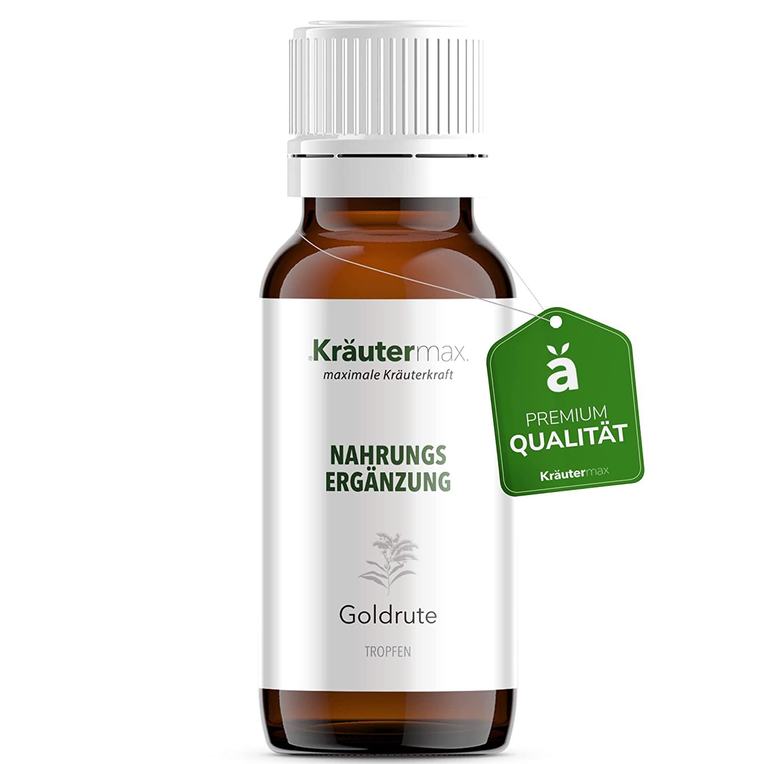 Kräutermax Goldrute Tropfen mitExtrakt aus der Blüte der Gewöhnlichen Goldrute (Solidago virgaurea)