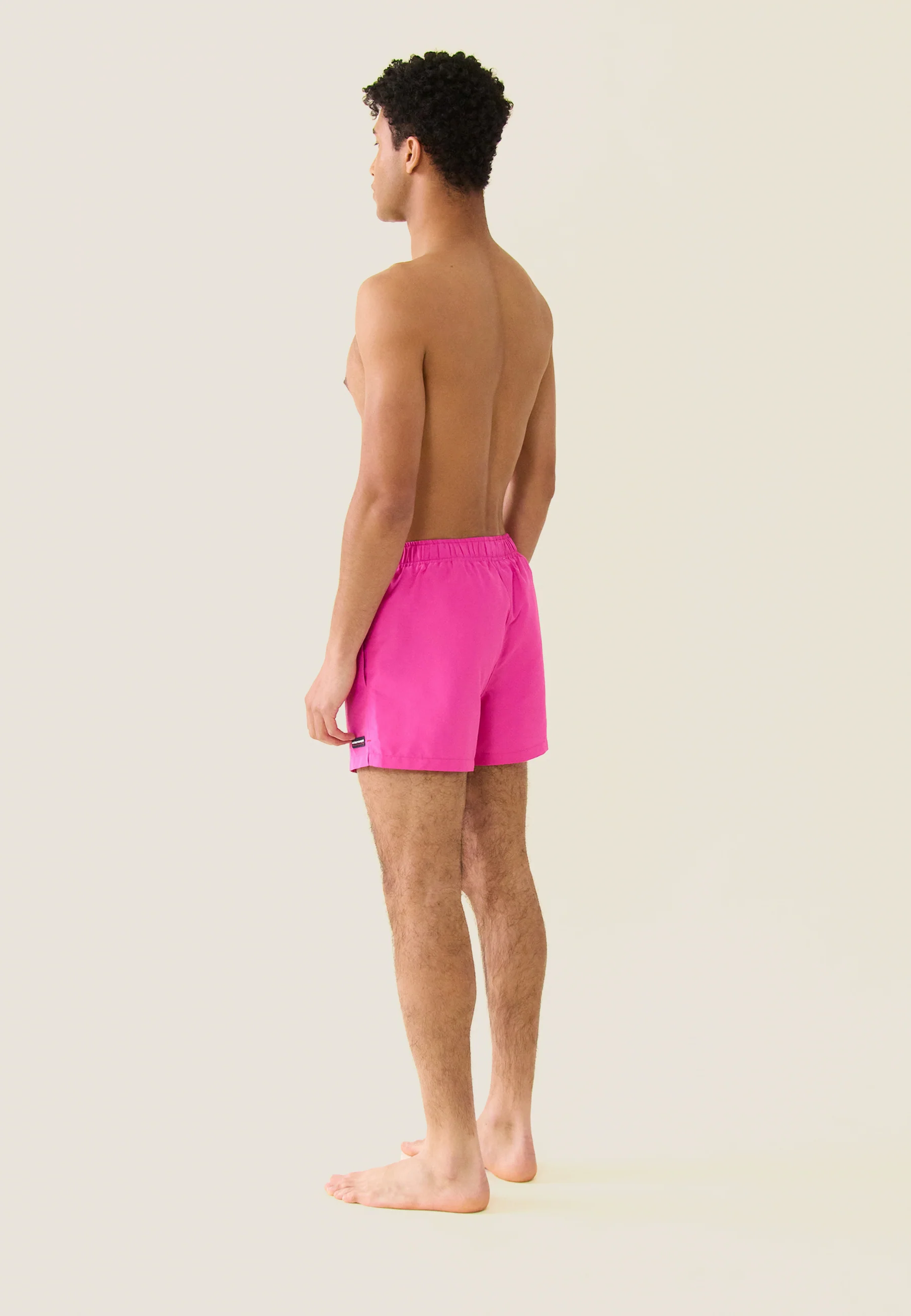 Short de bain court recyclé-Liamone Rose Violet