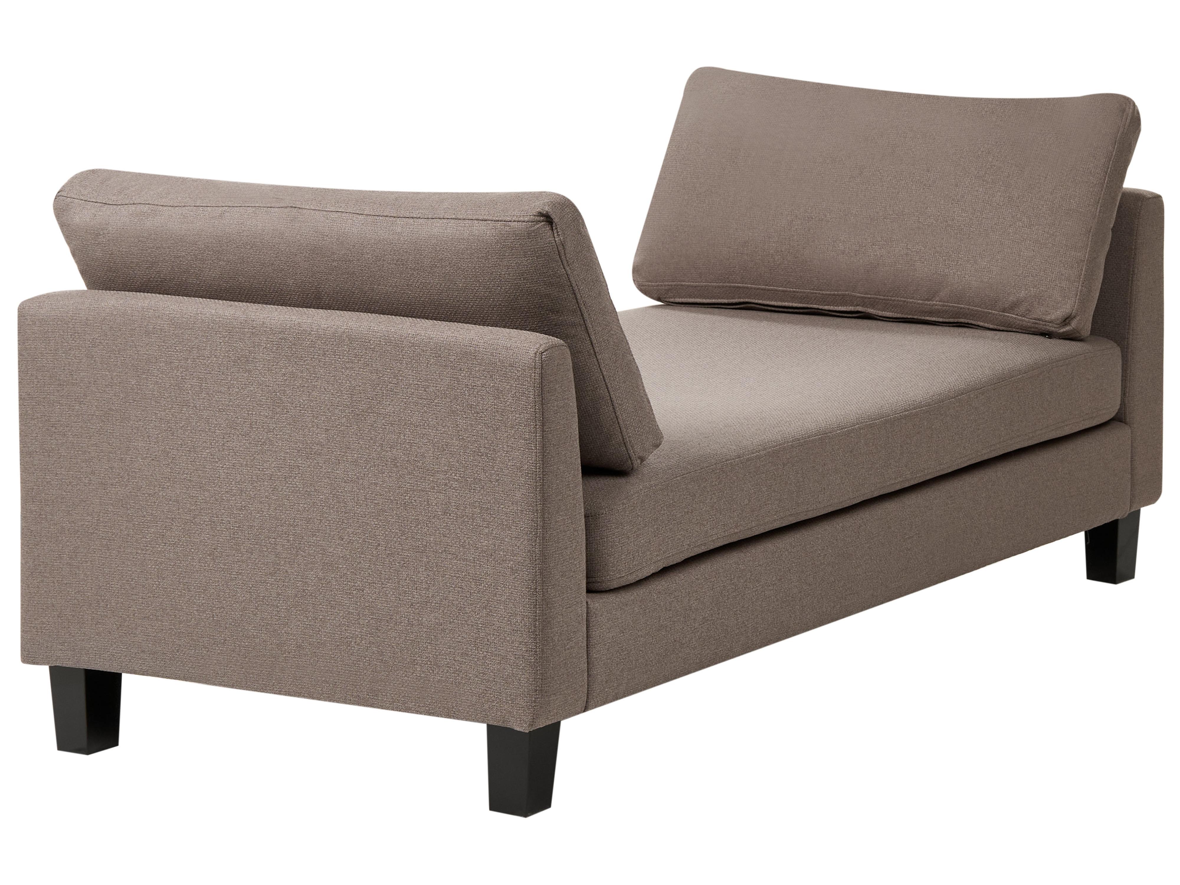 Chaise longue ARCHIANE Stof Taupe