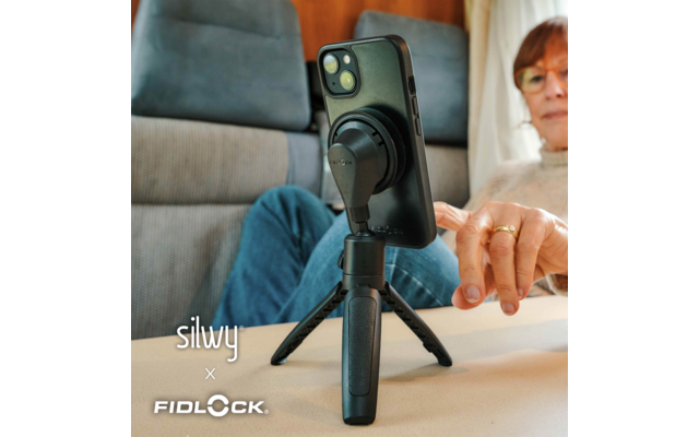 Silwy x Fidlock Magnet-Vakuum Stativ für Smartphones