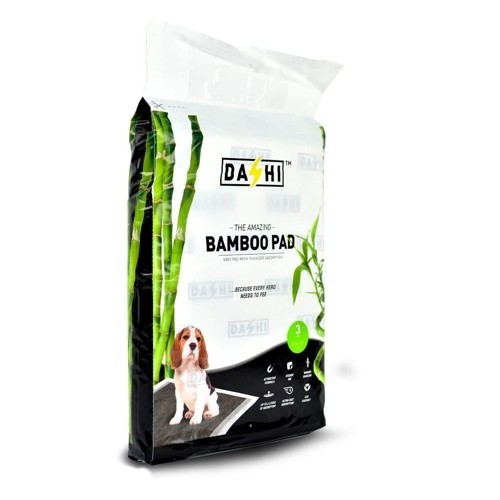 Tapete absorvente de bambu para animais de estimação