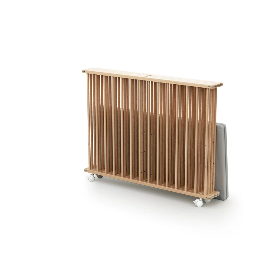 WEBABY Laufgitter faltbar Buche lackiert 100 x 100 cm