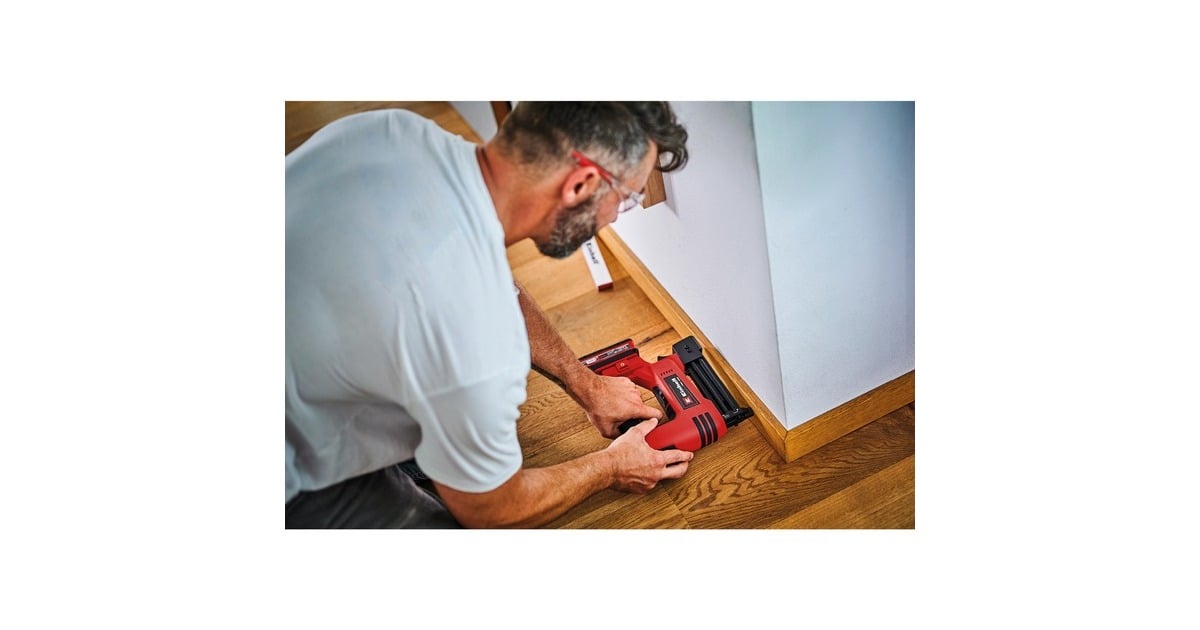 EINHELLAccu Tacker TE-CN 18 Li - Solo spijkerpistool  (Rood/zwart, Accu en oplader niet inbegrepen)