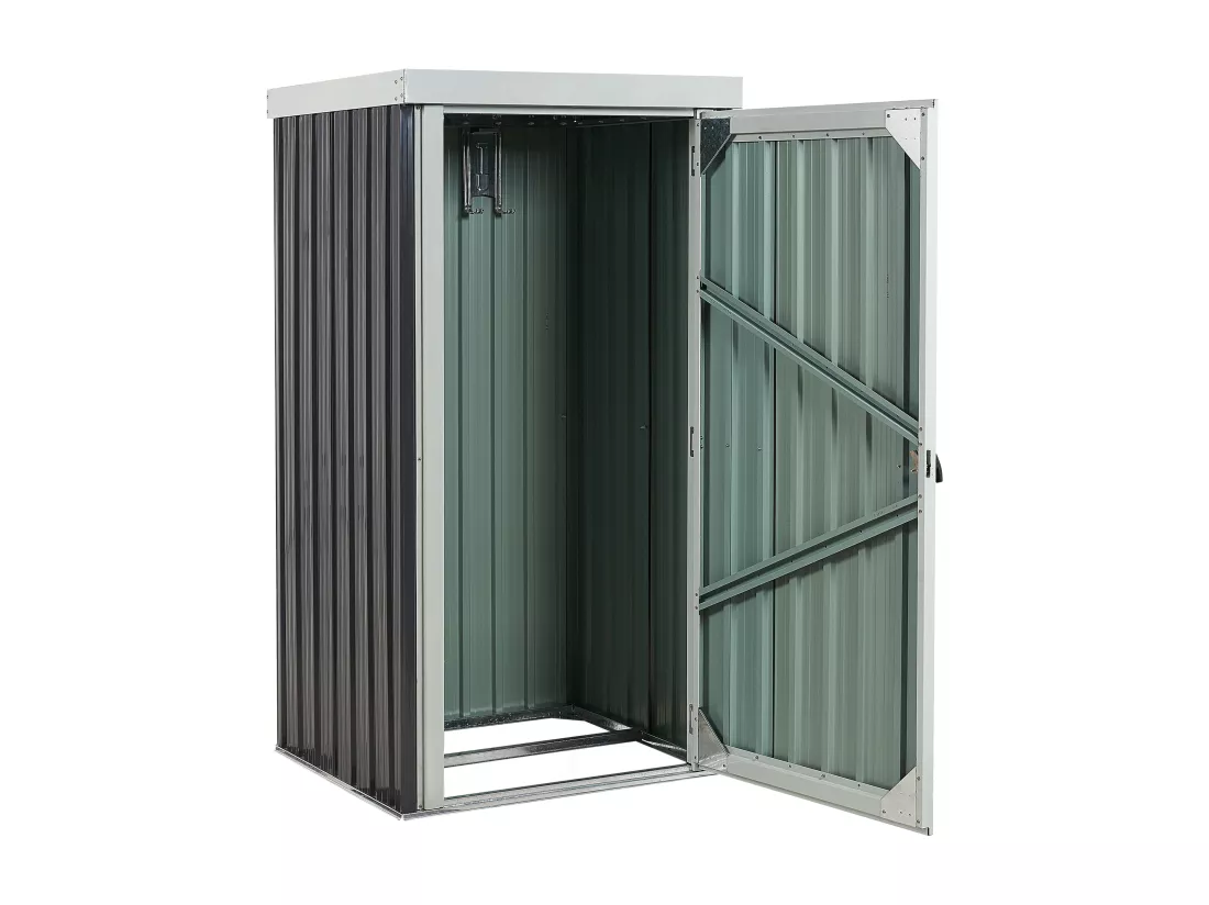 Abri de jardin UMBRIA Métal 98 cm 77 cm Noir