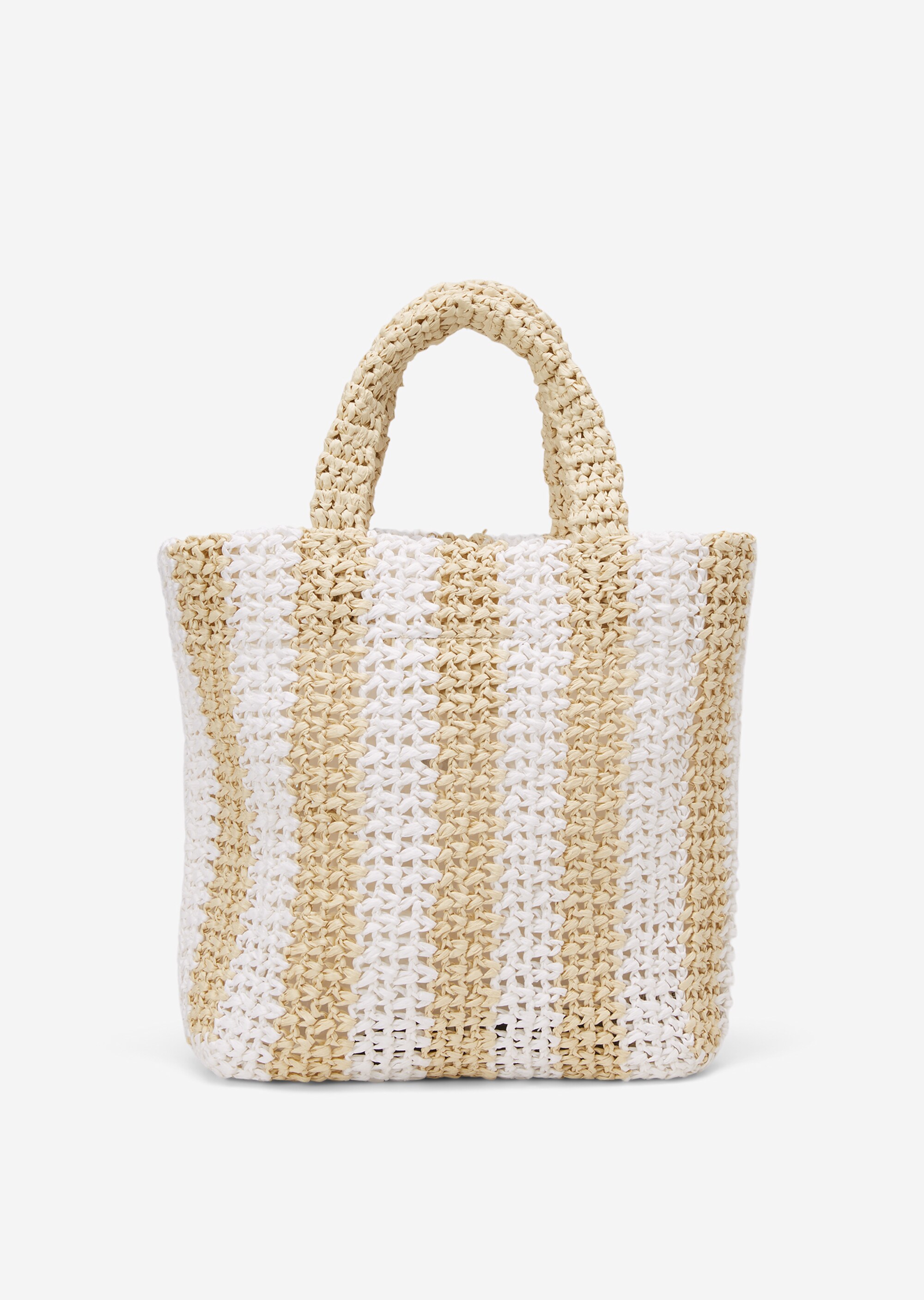Raffia-Shopper im kleinen Format