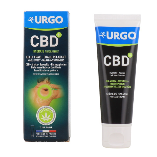 Urgo CBD+ crème de massage - Douleurs articulaires, musculaires