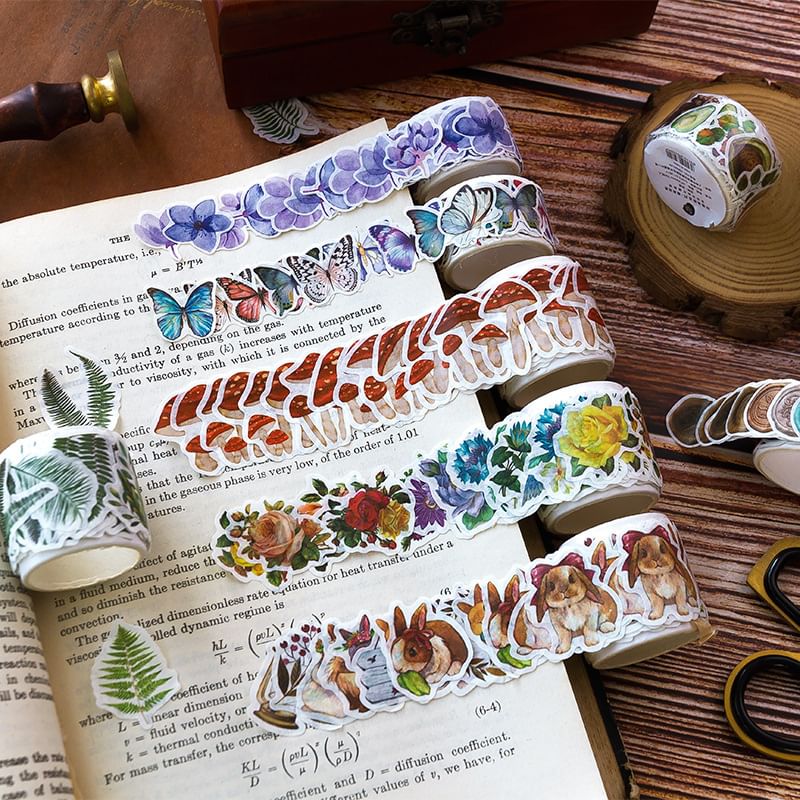 Jun's Journal - Natuur-afplaktape (verschillende ontwerpen)