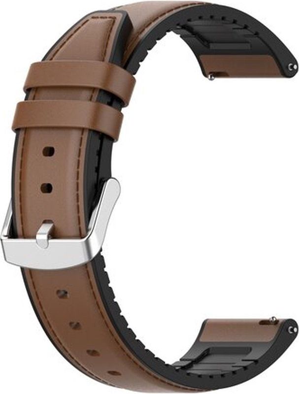 Garmin - Venu 2 & 3 - Bandje - Bruin - Leer en Siliconen