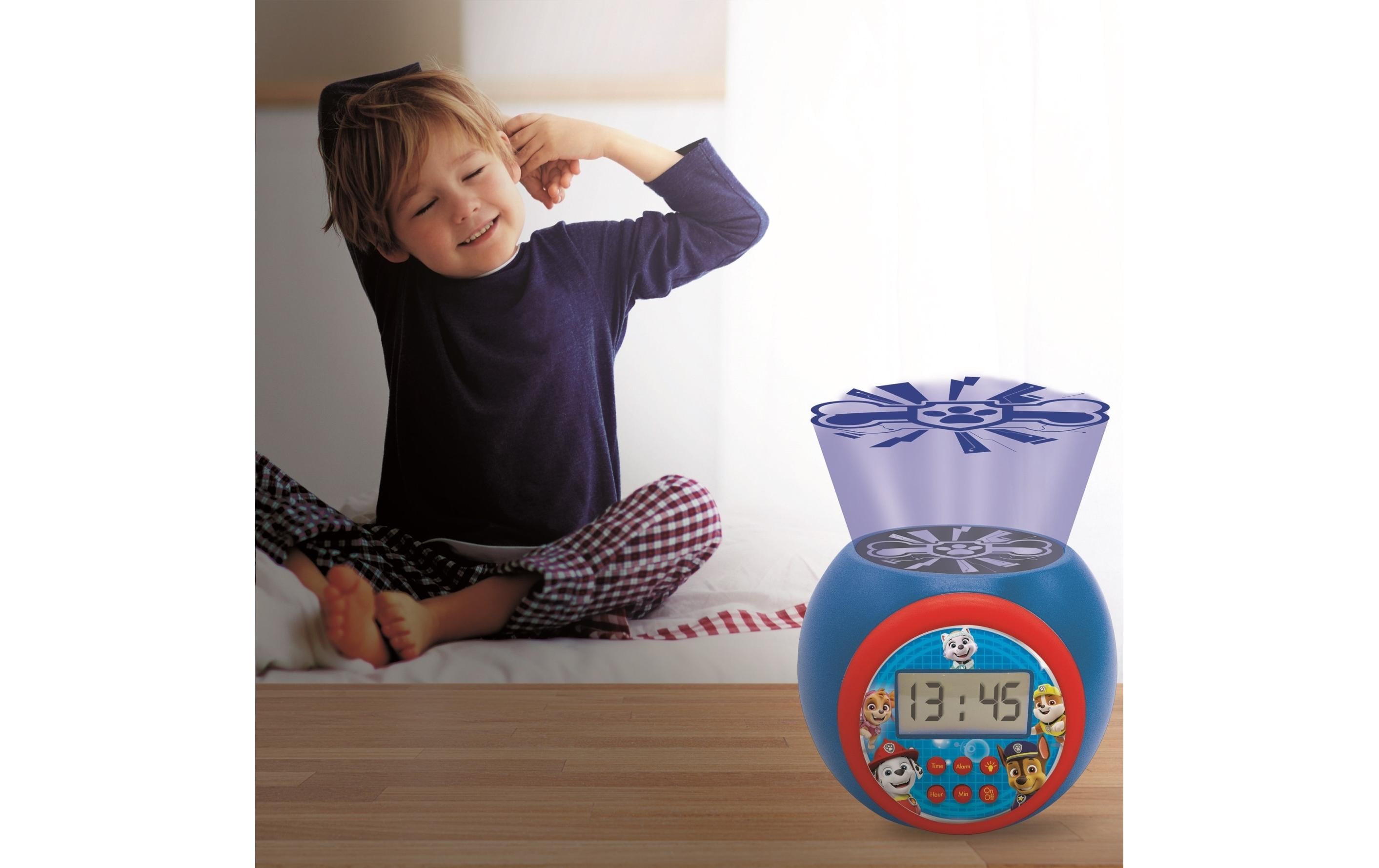 Paw Patrol ProjektionsweckerDigitaler Wecker mit Projektionsanzeige und verschiedenen Funktionen