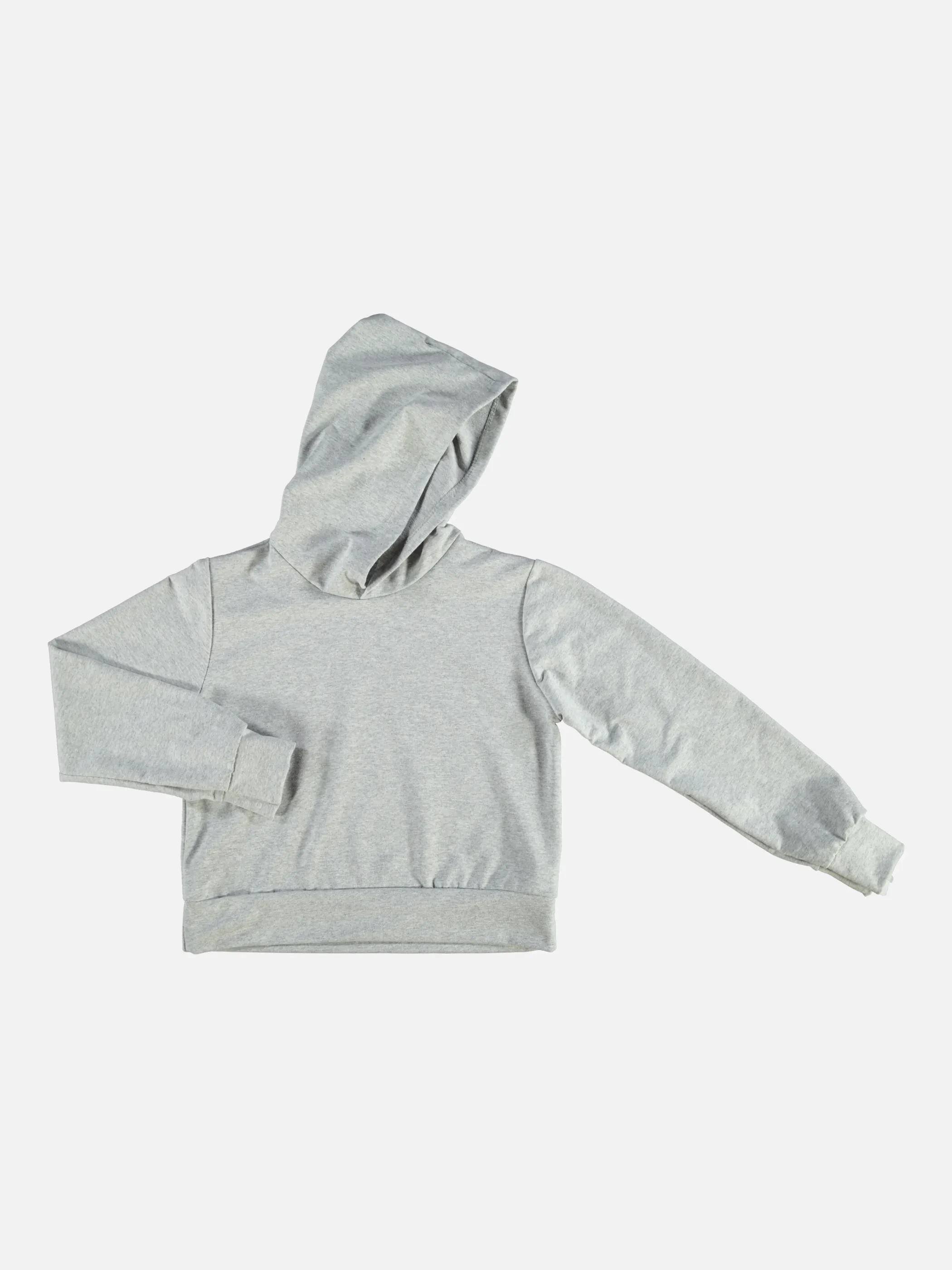 Mädchen Kapuzenpullover in melierter Optik