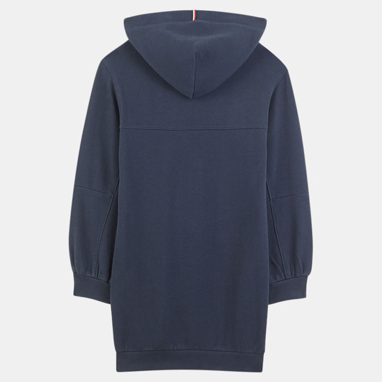 Tommy Hilfiger Robe sweat en Coton molletonné à capuche bleu marine