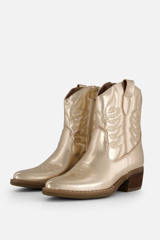 Muyters Cowboylaarzen goud Pu