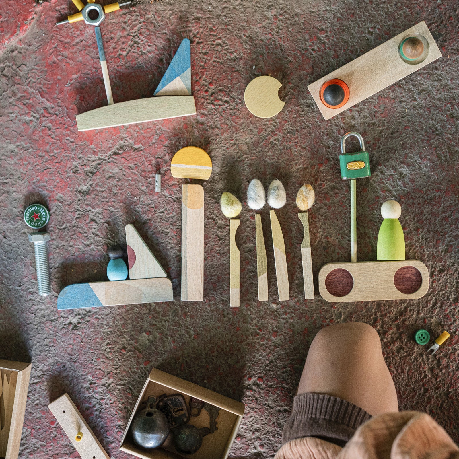 Holzspielset Happy Place Rainbow Grapat