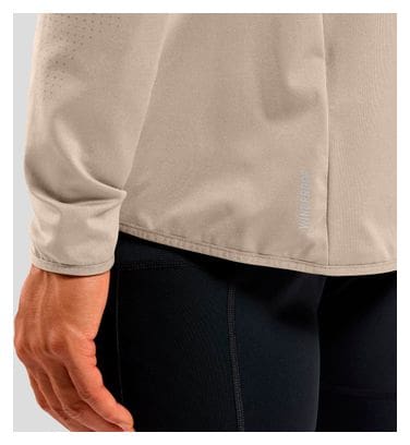 Veste Running Hybride Odlo Zeroweight Warm 2.0 Beige
