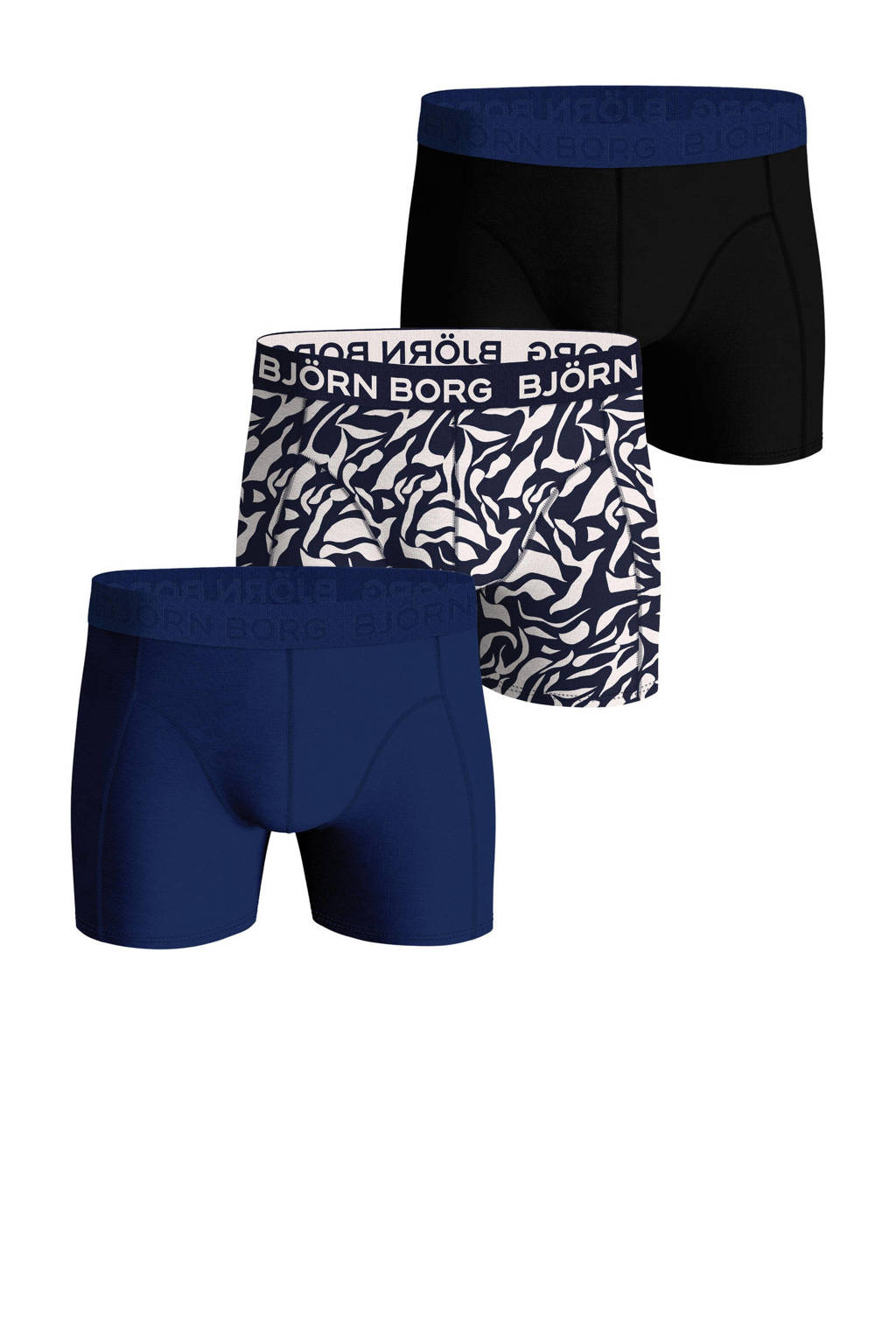 boxershort CORE - set van 3 blauw