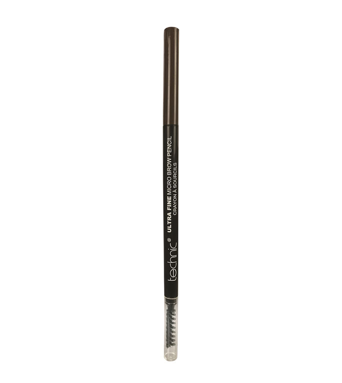 Technic Cosmetics - Lápis de sobrancelhas com escova Ultra Fine - Dark Brown