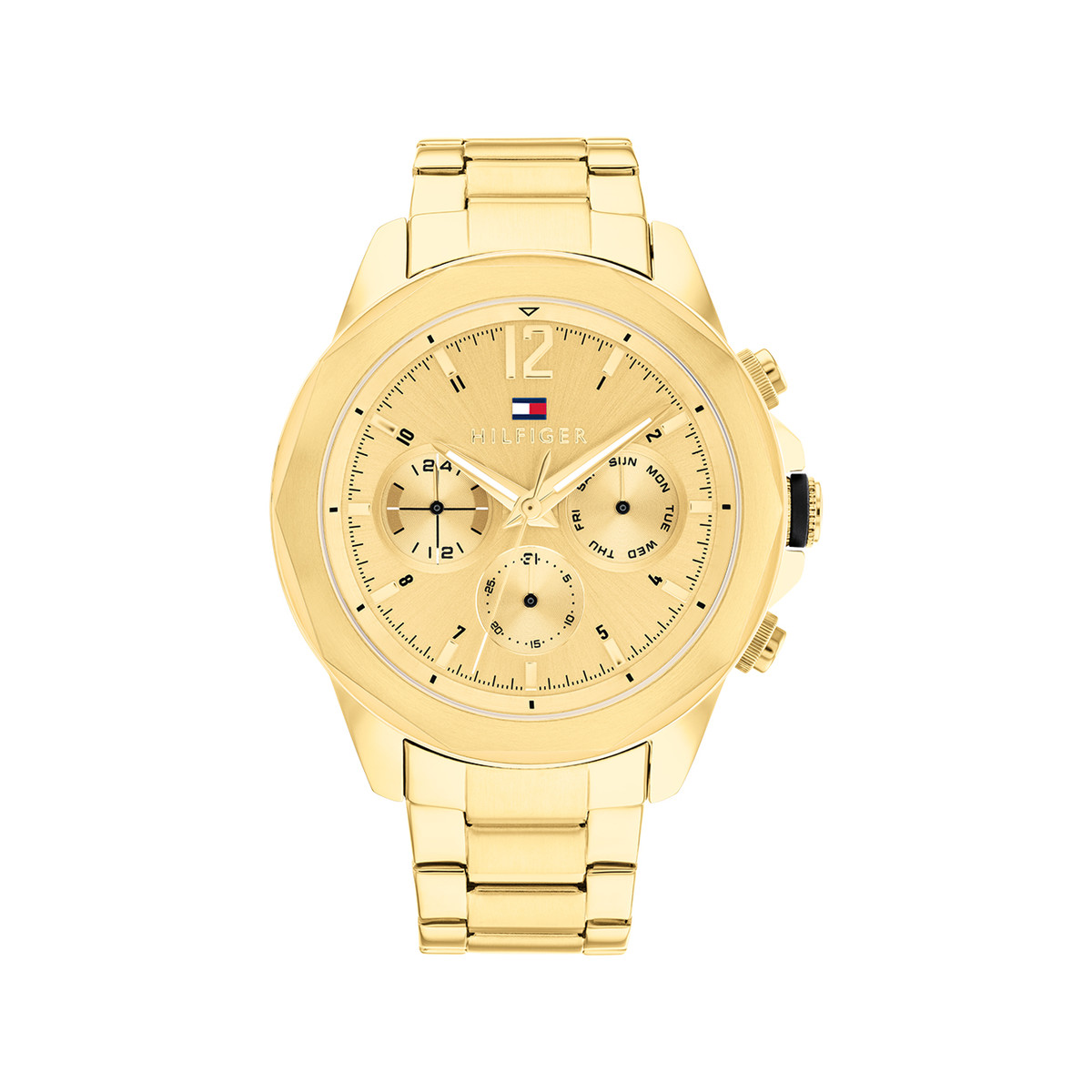 Montre TOMMY HILFIGER Lars homme bracelet acier doré jaune